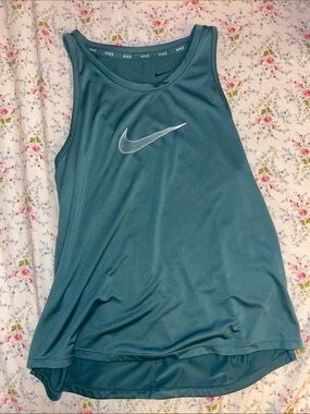 Nike Teal Performance Racerback Tank
